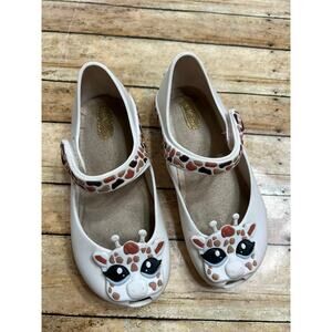 Mini Melissa Giraffe Mary Jane Jelly Shoes Toddler Girls Size 10